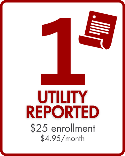 1 Utility reported. $25 enrollment and $4.95 a month